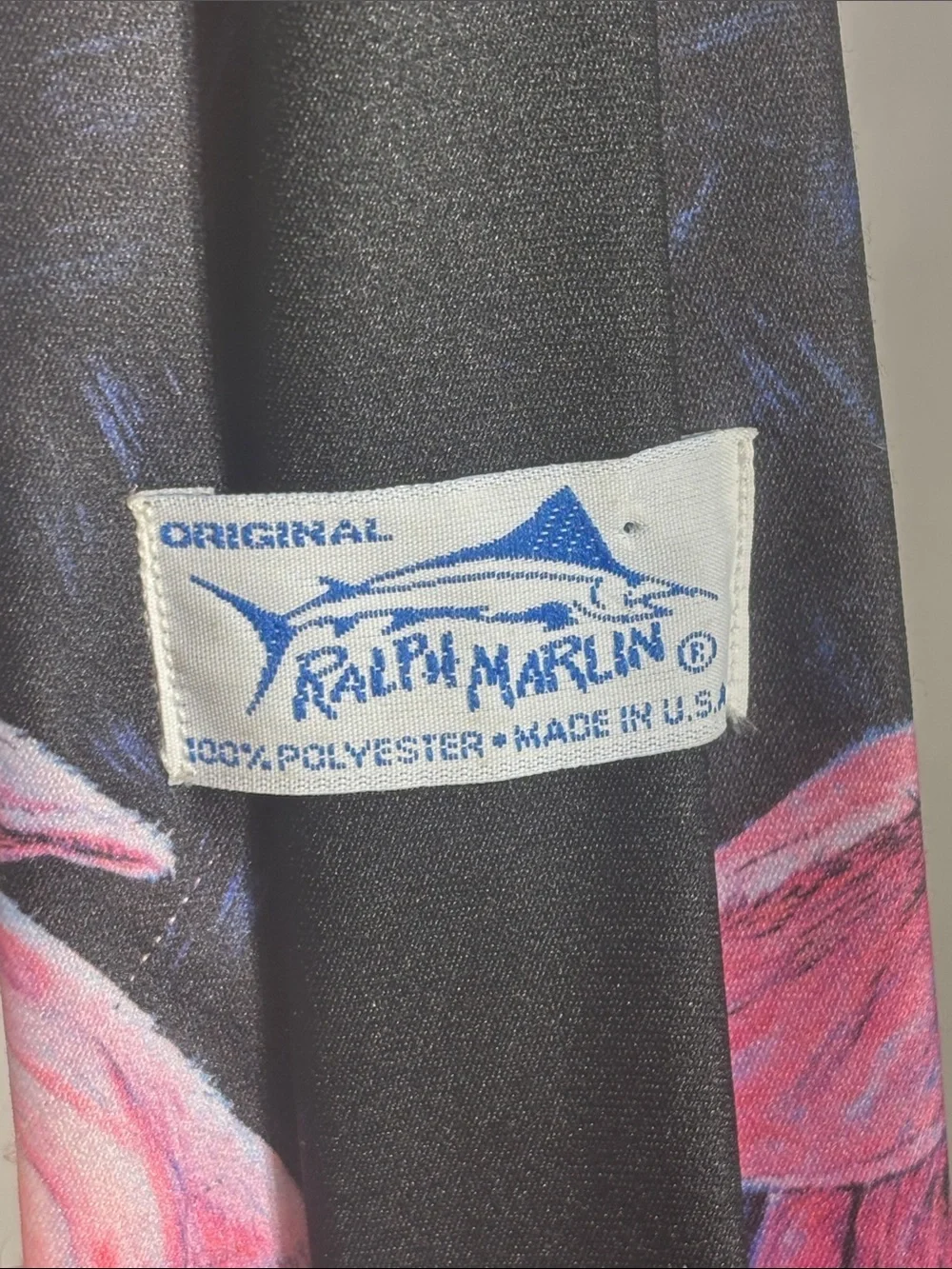 Vintage 1989 Ralph Marlin Pig Tie! Excellent Used Condition! EUC